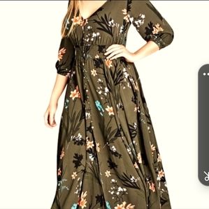 City Chic floral maxi dress  - 18.      J68
